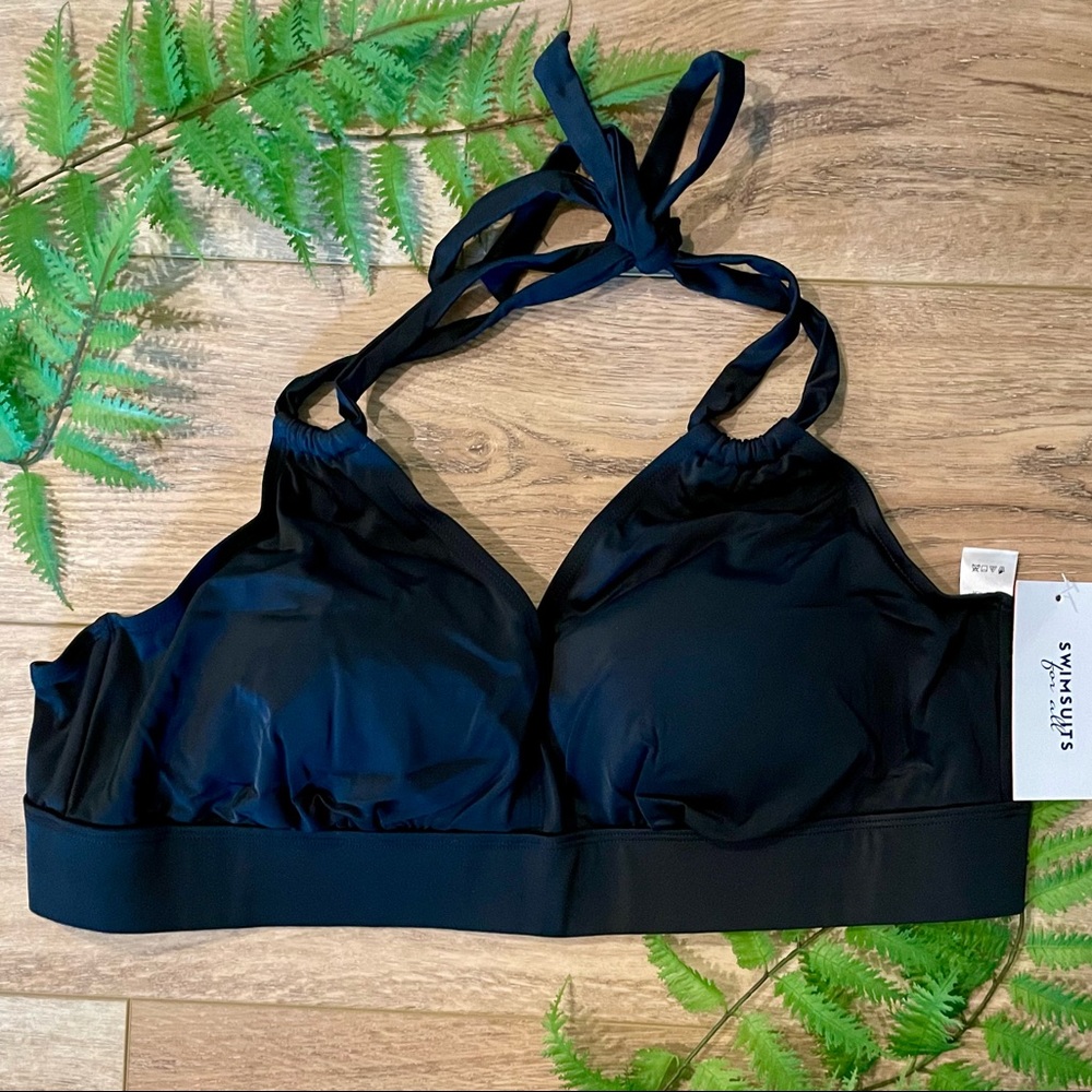 Swimsuits for All Plus Size 22 Swim top